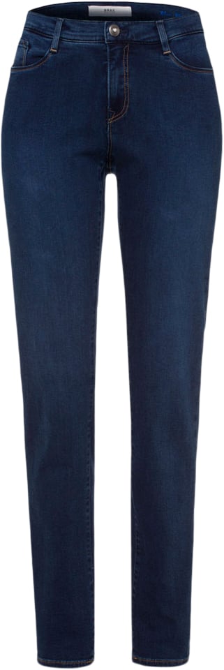 BRAX Mary Kvinde Blå Straight Jeans Str 34/32 - Denim hos Magasin