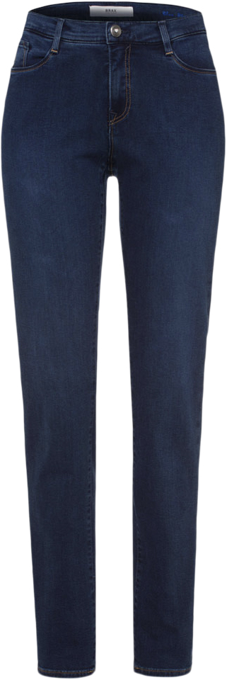 Se BRAX Mary Kvinde Blå Straight Jeans Str 29/34 - Denim hos Magasin ved Magasin