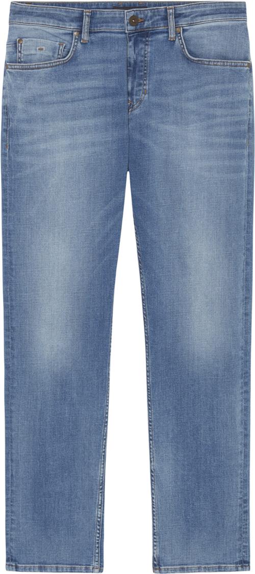 Marc O’Polo Denim, Regular fit, Regular leg, lo Kvinde Authentic Mid Bukser Med Lige Ben Str 36 34 Denim - hos Magasin