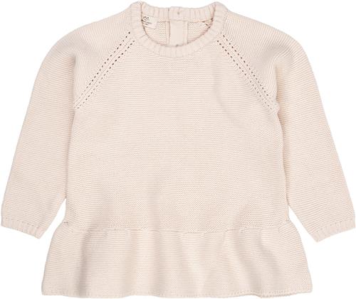 Copenhagen Colors Knitted Pullover W. Frill Str 122 - Soft Pink Strik hos Magasin