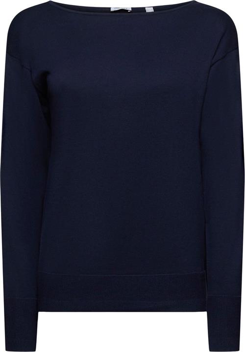 Se Esprit CO Boatn Sweat Kvinde Navy Sweaters Str L - hos Magasin ved Magasin