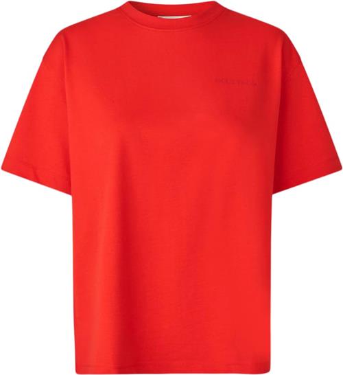 Modström Takodamd Tshirt Kvinde Flame Scarlet Kortærmede T-shirts Str XS - hos Magasin