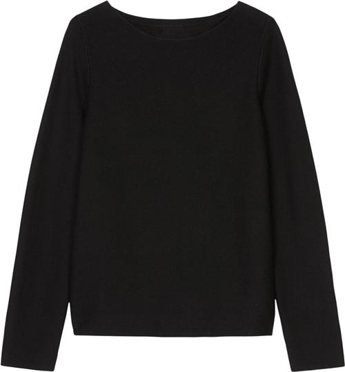 Marc O’Polo Pullover, Longsleeve, Roundneck Kvinde Black Sweaters Str L - hos Magasin