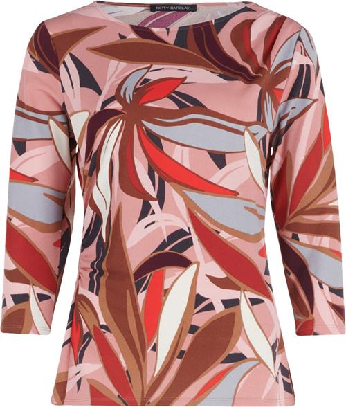 Betty Barclay Shirt Kurz 3/4 Ar Kvinde Rosé/brown Langærmede Bluser Str 46 - hos Magasin