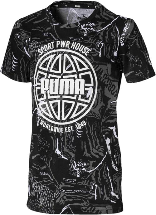 Se Puma Alpha AOP Tee 92 - T-shirts Bomuld hos Magasin ved Magasin