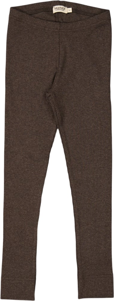 MarMar Copenhagen Leg Str 6Y/116 - Deep Choco Mel. Leggings hos Magasin