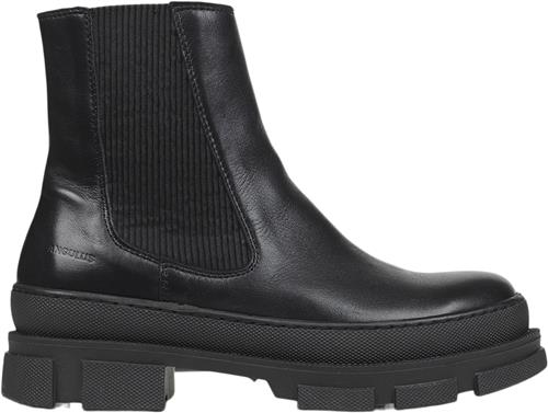 ANGULUS Chelsea Støvle med Uldfoer Kvinde 1604/019 Black/black Chelsea Boots Str 40 - hos Magasin