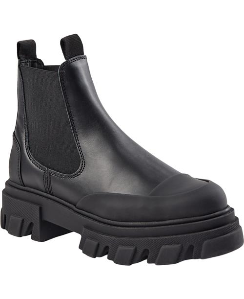 Se Ganni Low Chelsea Boot Black Stitch Kvinde Black Chelsea Boots Str 40 - hos Magasin ved Magasin