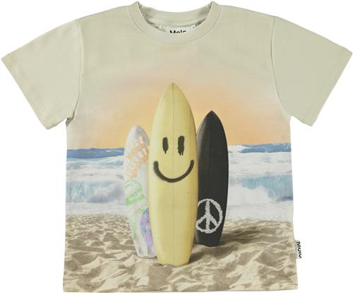 Se Molo Rame Str 7 år / 122 cm - Surfboard Smile Kortærmede T-shirts hos Magasin ved Magasin