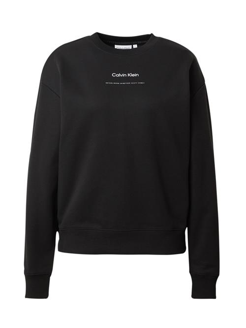 Se Calvin Klein Sweatshirt  sort / hvid ved About You