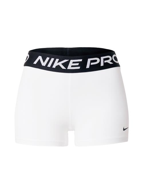 NIKE Sportsbukser 'Pro'  sort / hvid