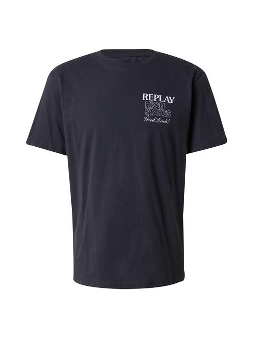 REPLAY Bluser & t-shirts  grå / petroleum / rød / sort