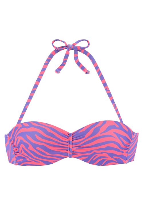 VENICE BEACH Bikinioverdel  mørkelilla / pink