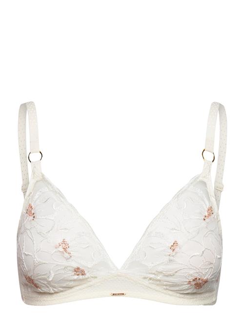 CHANTELLE Fleurs Wirefree Triangle Bra CHANTELLE White