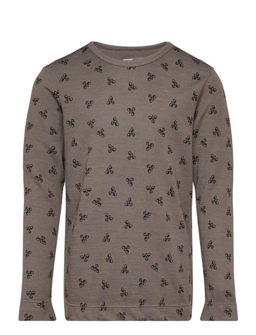 Hmlvilmo T-Shirt L/S Hummel Brown