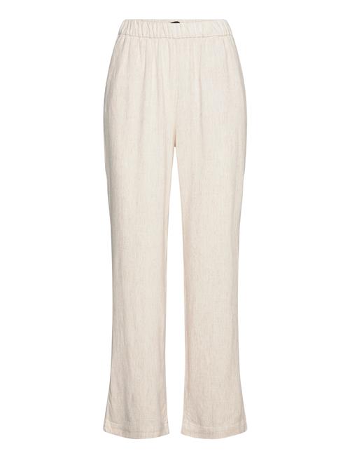 Se Vero Moda Vmvera Mw Straight Linen Pant Vero Moda Cream ved Booztlet