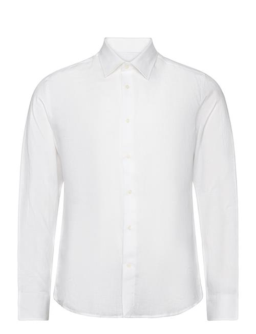 Mango 100 Linen Regular-Fit Shirt Mango White