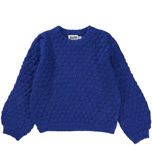 Molo Molo Bluse - Uld/Akryl - Gulia - Twillight Blue