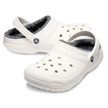 Crocs Classic Lined Clog Hvid US M5/W7 (EU 37-38)