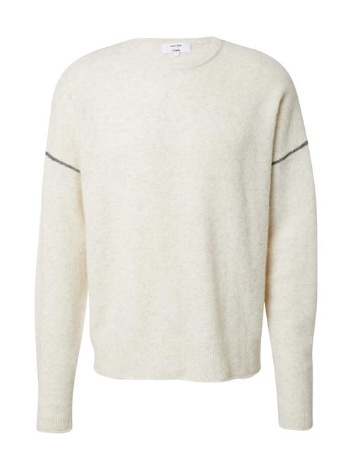 DAN FOX APPAREL Pullover 'Thilo'  grå / offwhite