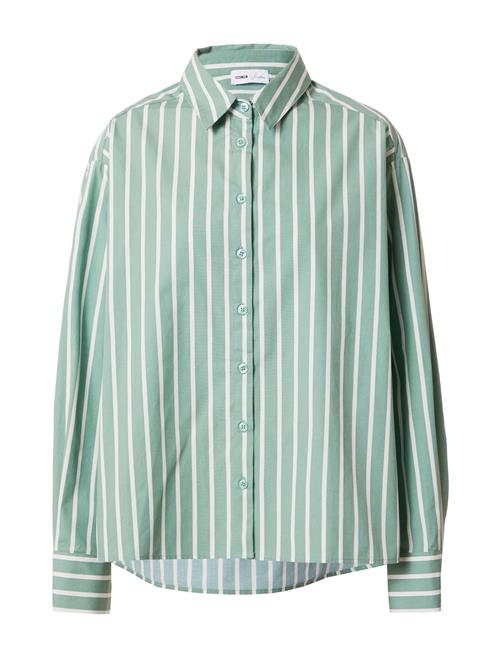 millane Bluse 'Bella'  mint / hvid