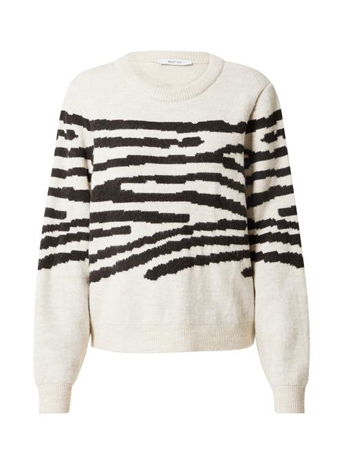 Se ABOUT YOU Pullover 'Tanisha'  beige / sort ved About You