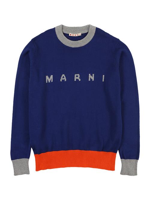 Marni Pullover  navy / grå / orange