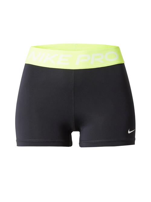 NIKE Sportsbukser  neongul / sort / hvid