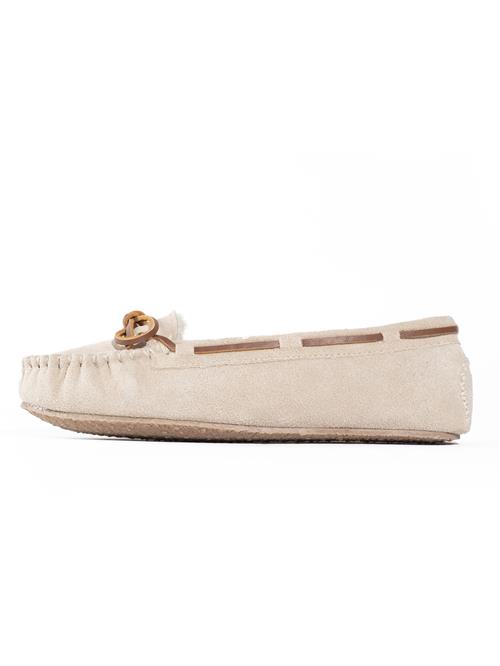 Minnetonka Hjemmesko 'Cally'  beige / lysebrun