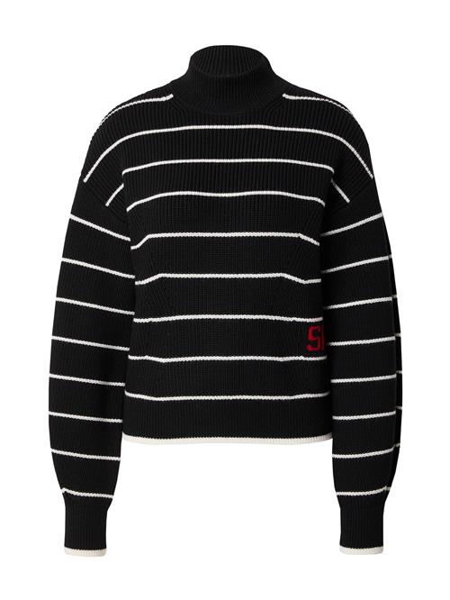 Sonia Rykiel Pullover  rød / sort / hvid