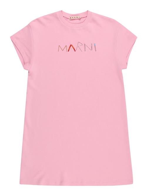 Marni Kjole  lys pink / rød / sølv