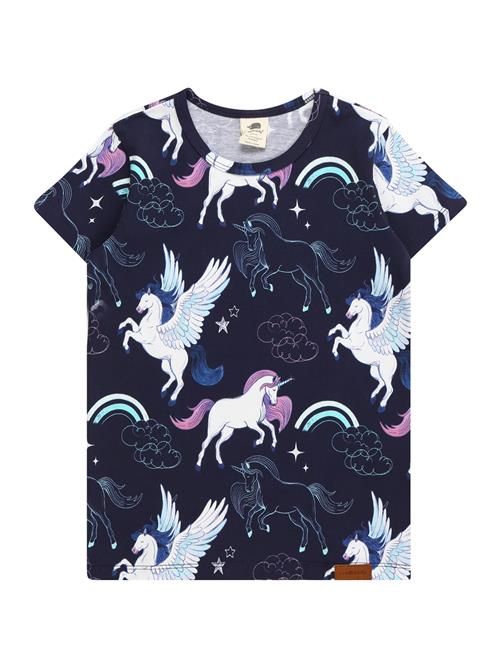 Se Walkiddy Bluser & t-shirts 'Unicorns & Pegasuses'  navy / mørkeblå / lys pink / hvid ved About You