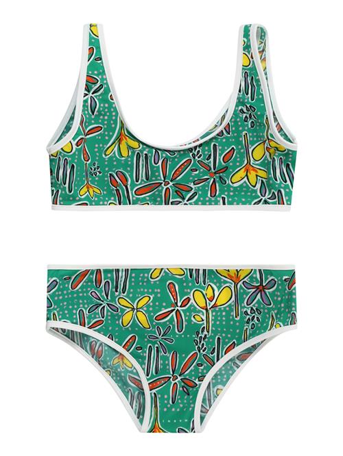 Marni Bikini  gul / grøn / mørkerød / sort