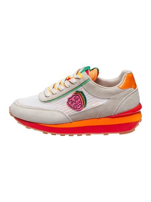 19V69 ITALIA Sneaker low 'Sarma'  beige / orange / pink / hvid