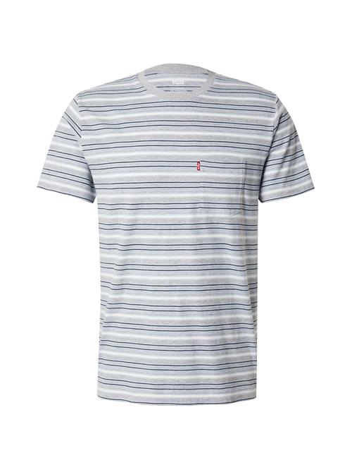 Se LEVI'S ® Bluser & t-shirts 'SS Classic Pocket Tee'  marin / dueblå / lysegrå / hvid ved About You