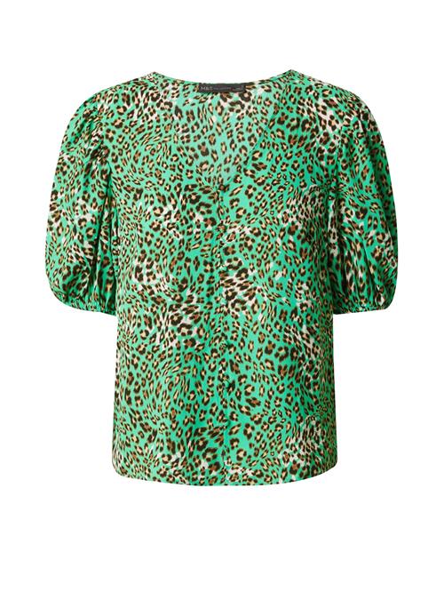 Se Marks & Spencer Bluse 'Staple'  brun / grøn / sort / hvid ved About You