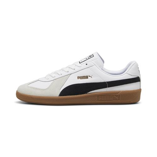 Se PUMA Sneaker low 'Army Trainer'  guld / lysegrå / sort / hvid ved About You