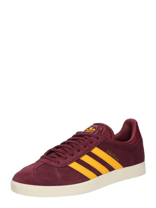 Se ADIDAS ORIGINALS Sneaker low 'GAZELLE MLS'  kastaniebrun / curry / guld ved About You