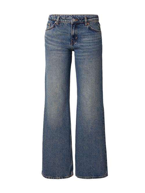 Monki Jeans  mørkeblå / lysebrun / brandrød