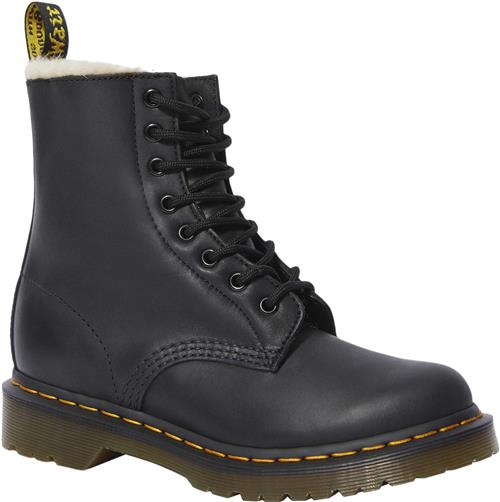 Dr. Martens 1460 Serena Black Burnished Wyoming Kvinde Black Snørestøvler Str 43 - hos Magasin