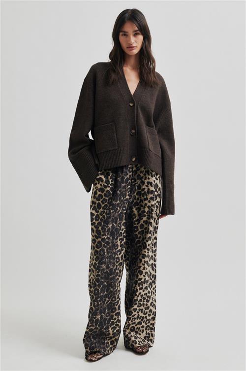 Second Female Leora Trousers Kvinde Mulch Bukser Str XS - Bomuld hos Magasin