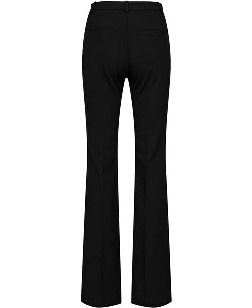 Se MANGO Highwaist Flared Trousers Kvinde Black Bukser Str 42 - hos Magasin ved Magasin