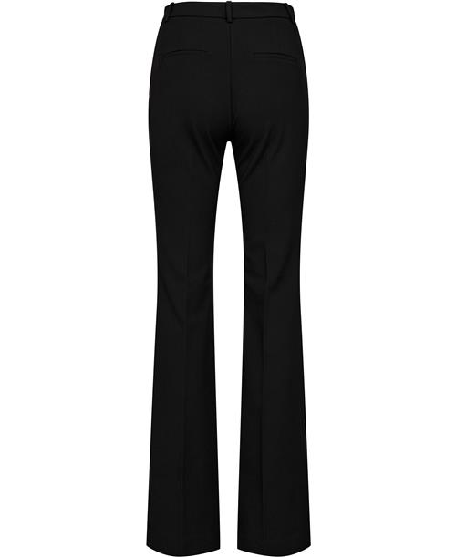 MANGO Highwaist Flared Trousers Kvinde Black Bukser Str 36 - hos Magasin