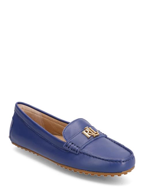 Se Lauren Ralph Lauren Barnsbury Nappa Leather Driver Lauren Ralph Lauren Blue ved Booztlet