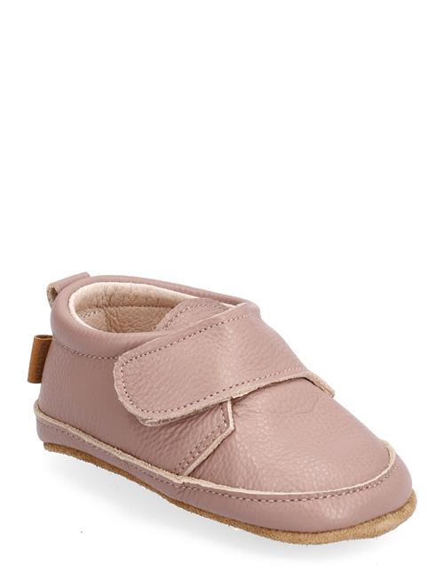 Se Melton Luxury Leather Slippers Melton Pink ved Booztlet