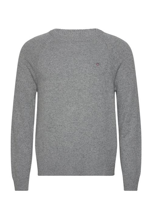 Bicolored Raglan C-Neck GANT Grey