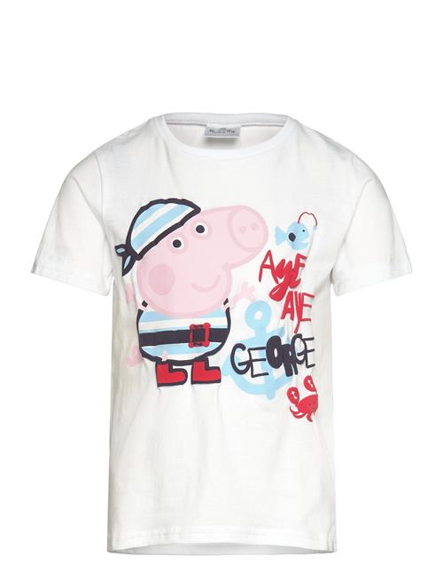 Short-Sleeved T-Shirt Peppa Pig White