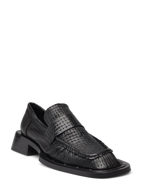 MIISTA Airi Black Leather Loafers MIISTA Black