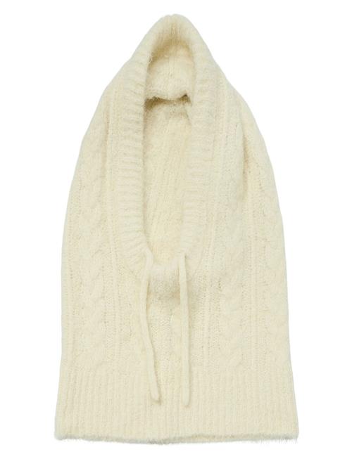 Object Objmilu Cable Knit Balaclava Rep Object Cream