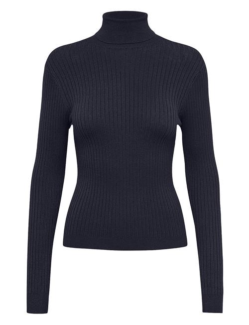 Se ONLY Onlkarol L/S Rollneck Pullover Knt Noos ONLY Navy ved Booztlet